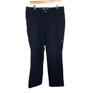 Mountain Hardwear Women's Winter Pants Straight Leg Hiking Pants Black Size 12